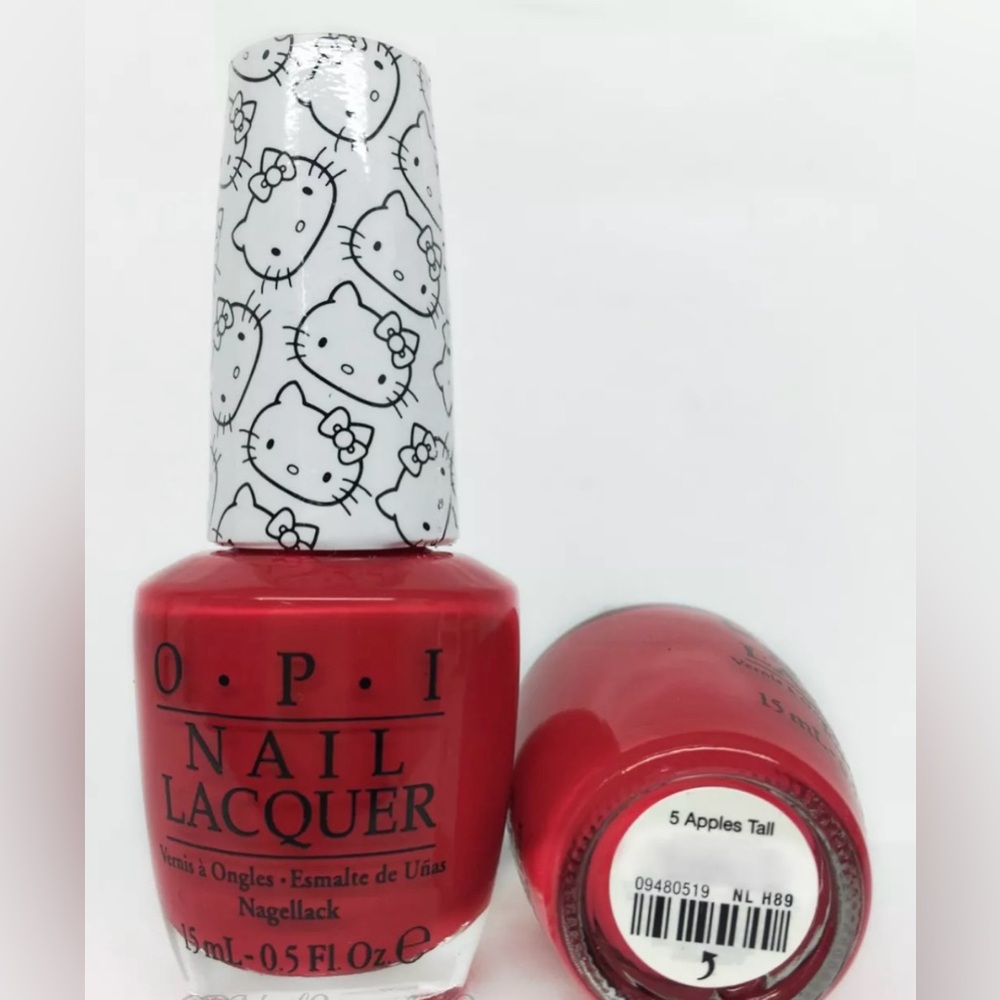 New OPI X Hello Kitty 5 Apples Tall